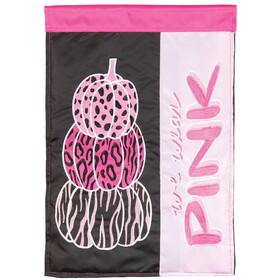 Dicksons M001836 Flag Pumpkin Stack We Wear Pink 29X42