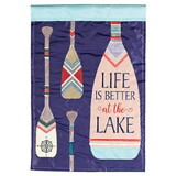 Dicksons M001920 Flag Life Is Better At The Lake 29X42