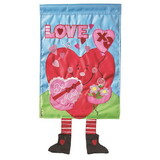 Dicksons M010074 Crazy Leg Love Heart Candy