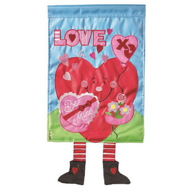 Dicksons M010074 Crazy Leg Love Heart Candy