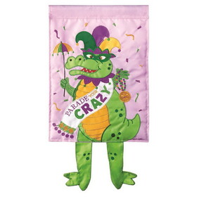 Dicksons M010122 Crazy Leg Mardi Gras Alligator