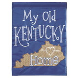 Dicksons M011042 Flag My Old Kentucky Home Burlap 13X18