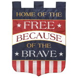 Dicksons M011093 Flag Home Of The Free Polyester 13X18