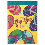 Dicksons M011141 Flag Get Your Flop On Polyester 13X18