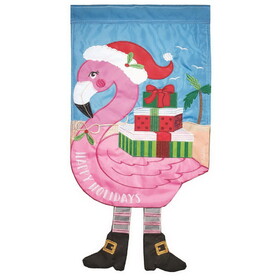 Dicksons M011269 Crazy Leg Holiday Flamingo