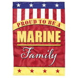 Dicksons M011293 Flag Marines Family Polyester 13X18