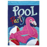 Dicksons M011319 Flag Pool Party Burlap Polyester 13X18