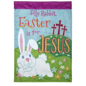 Dicksons M011329 Flag Silly Rabbit Polyester 13X18