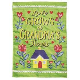 Dicksons M011357 Flag Love Grows At Grandmas House 13X18