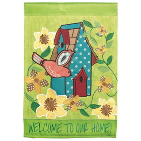 Dicksons M011360 Flag Welcome To Our Home Polyester 13X18