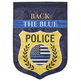 Dicksons M011372 Flag Police Polyester 13X18