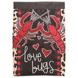 Dicksons M011379 Flag Crawfish Love Bugs Polyester 13X18