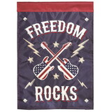 Dicksons M011411 Flag Freedom Rocks Polyester 13X18