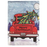 Dicksons M011450 Flag Truck With Tree 13X18
