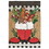 Dicksons M011451 Flag Santa Boots Burlap Polyester 13X18