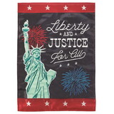 Dicksons M011519 Flag Liberty Justice For All 13X18