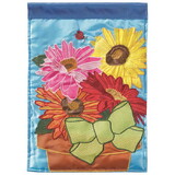 Dicksons M011530 Flag Gerbers In Pot Polyester 13X18