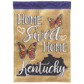 Dicksons M011547 Flag Home Sweet Home Kentucky 13X18