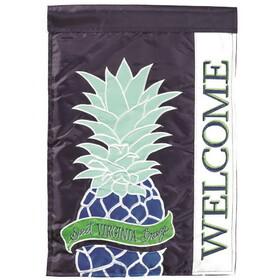 Dicksons M011555 Flag Pineapple Welcome Sweet Va 13X18