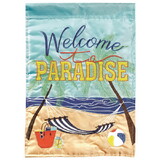 Dicksons M011581 Flag Welcome To Paradise Polyester 13X18