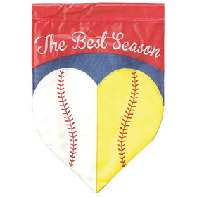 Dicksons M011604 Flag Best Season Baseball Softball 13X18