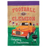 Dicksons M011608 Flag Football In Clemson Orange 13X18