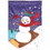 Dicksons M011684 Flag Snowman Sledding Polyester 13X18
