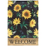 Dicksons M011699 Flag Sunflower Welcome Polyester 13X18