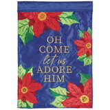 Dicksons M011702 Flag Oh Come Let Us Adore Him 13X18
