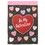 Dicksons M011721 Flag Candy Hearts Burlap Polyester 13X18