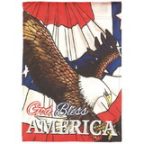 Dicksons M011745 Flag God Bless America Eagle 13X18