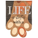 Dicksons M011757 Flag Life Is Better With A Cat 13X18