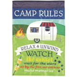 Dicksons M011764 Flag Camp Rules Polyester 13X18
