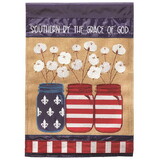 Dicksons M011792 Flag Cotton Southern Grace Of God 13X18