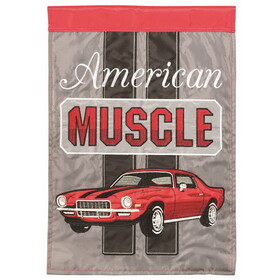 Dicksons M011799 Flag American Muscle Car Red 13X18