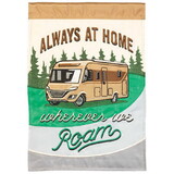 Dicksons M011840 Flag Fall Motorhome Always At Home 13X18