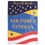 Dicksons M011853 Flag Proud Air Force Veteran 13X18
