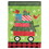 Dicksons M011859 Flag Christmas Wagon Polyester 13X18