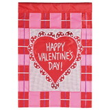 Dicksons M011869 Flag Happy Valentines Polyester 13X18