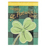 Dicksons M011906 Flag Shamrock Happy St Patricks Day13X18