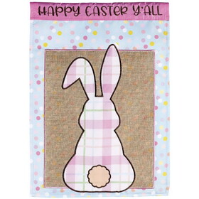 Dicksons M011908 Flag Bunny Happy Easter Yall 13X18