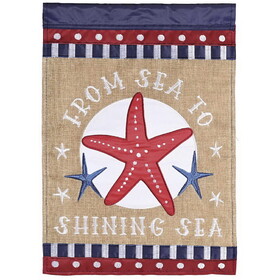 Dicksons M011912 Flag From Sea To Shinning Sea 13X18