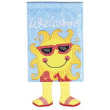 Dicksons M011925 Crazy Leg Welcome Sun With Glasses