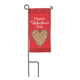 Dicksons M040058 Mini Flag Happy Valentine Day 4X8.5