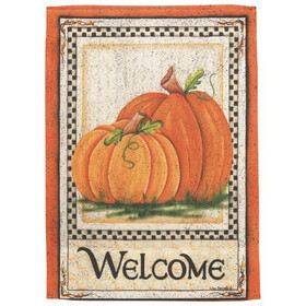 Dicksons M070121 Flag Pumpkins Welcome Polyester 30X44