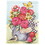 Dicksons M070211 Flag Bless This House Flowers 30X44