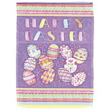 Dicksons M070245 Flag Happy Easter Eggs Poly 30X44