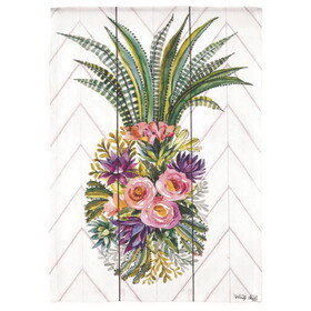 Dicksons M080015 Flag Floral Pineapple Polyester 13X18