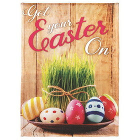 Dicksons M080071 Flag Get Your Easter On Polyester 13X18