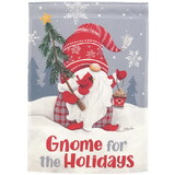 Dicksons M080127 Flag Gnome For The Holidays 13X18